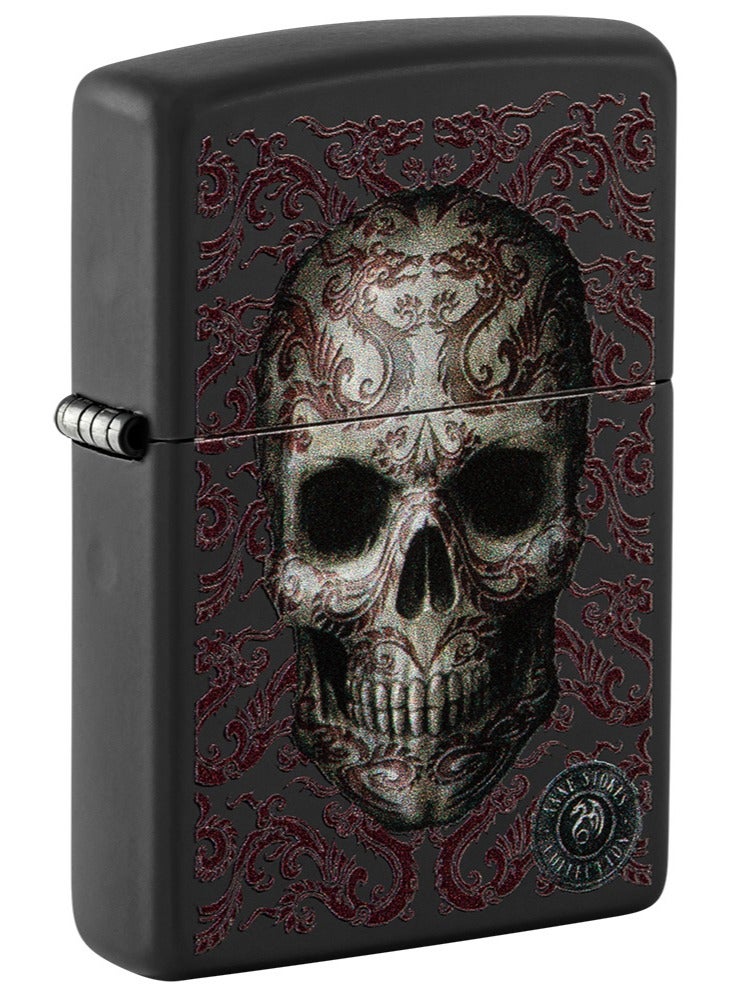 Zippo Ci400575 218 Anne Stokes Collection Black Matte Windproof Lighter - Image 1