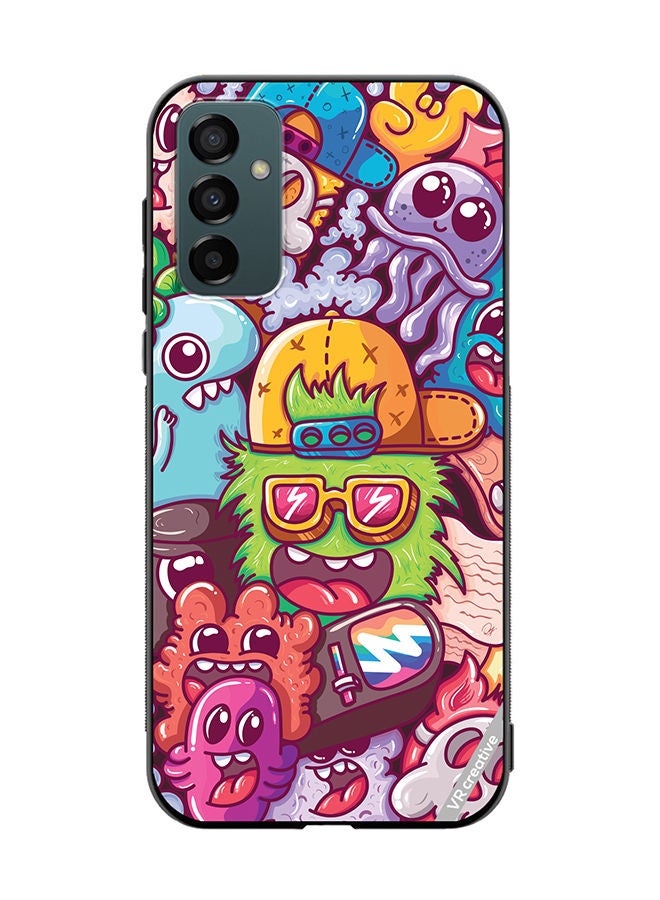 VR CREATIVE Protective Case Cover For Samsung Galaxy M23 Graphitti Design Multicolour - Image 1