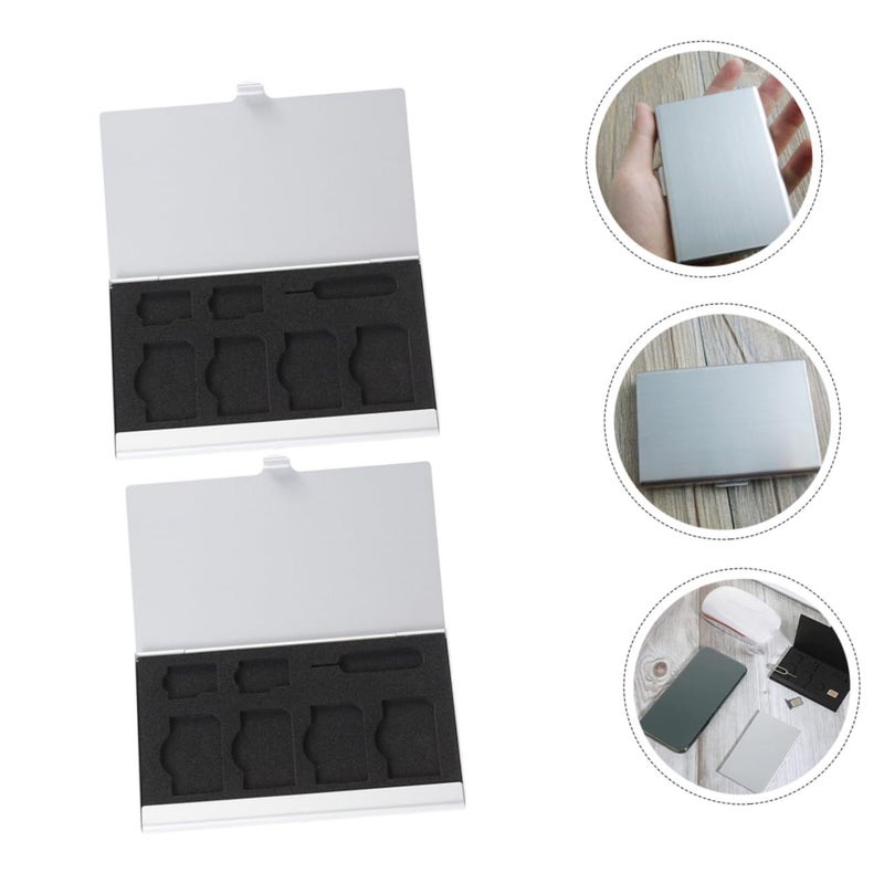 Teaux Sim Card Holder Storage Box Lightweight Slots For Easy Carrying Safe - Image 3