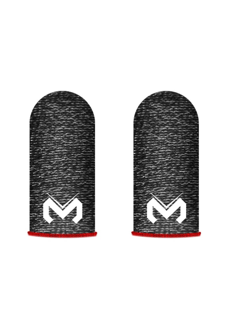 ميمو أكمام أصابع ميمو للألعاب – مضادة للعرق، حساسية عالية للمس، مانعة للانزلاق وقابلة للتنفس، تحكم دقيق وسلس لشاشات اللمس  متوافقة مع آيفون، آيباد، ريدماجيك، سامسونج – مثالية لببجي وكود (زوج واحد – 2 قطعة) - Image 1