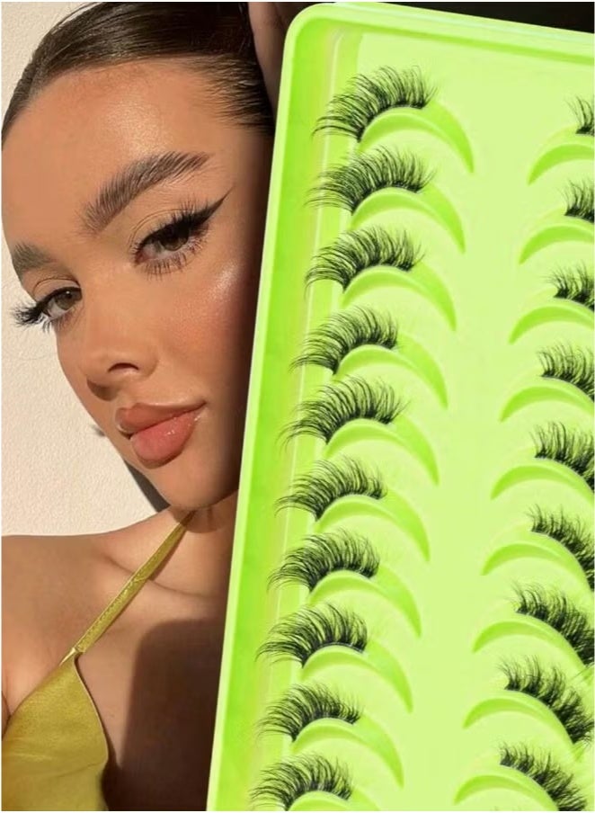 Hikma Beauty 10_Pairs Corner Half Eyelashes - Image 2