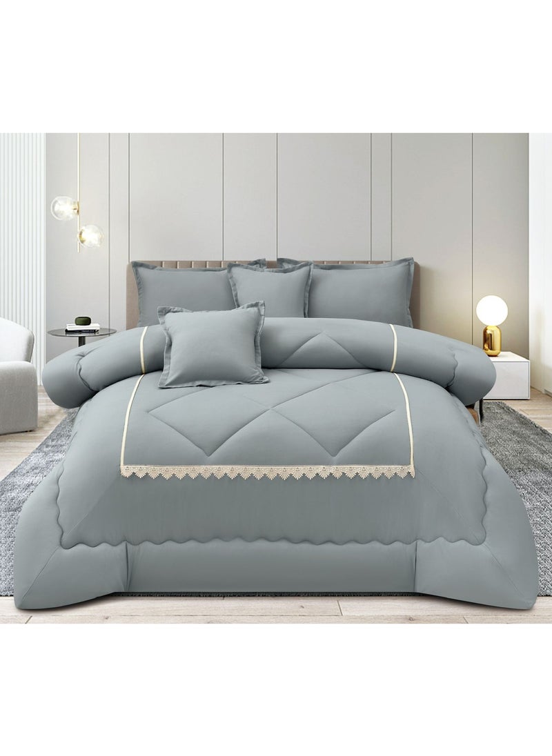 Ming Li 6-Piece King Summer Comforter Set – Double Bed – Size 230×250 cm 