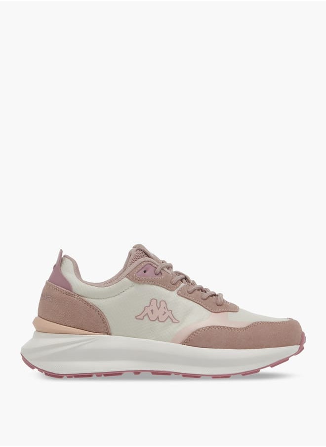 Kappa Women's Colourblock Sports Shoes With Lace-Up Closure  - Image 3