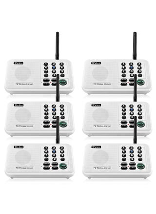 Wuloo Intercoms Wireless for Home 5280 Feet Range 10 Channel 3 Code, Wireless Intercom System for Home House Business Office, Room to Room Intercom, Home Communication System (6 Units Set, White) - pzsku/Z3CDB4F62E32C95644E7FZ/45/1749373875/866f046c-a8a8-4bb8-a78d-df92d73f7a90