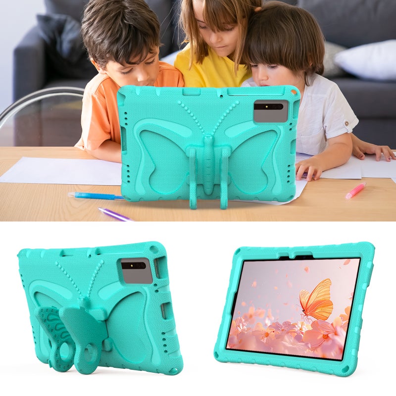 erorex For Samsung Galaxy Tab S9 11 X710 Butterfly Bracket Eva Shockproof Tablet Case(Mint Green) - Image 5
