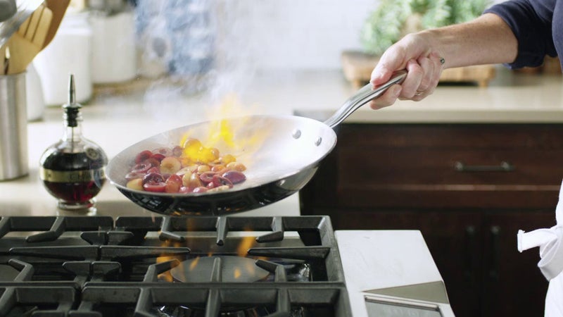 Heritage Steel 10.5 Inch Fry Pan | Made In USA | Titanium Series | 316Ti Skillet with Stay Cool Handle | Fully Clad Stainless Steel Pan with 5-Ply Construction | Induction Ready & Non Toxic - Image 2