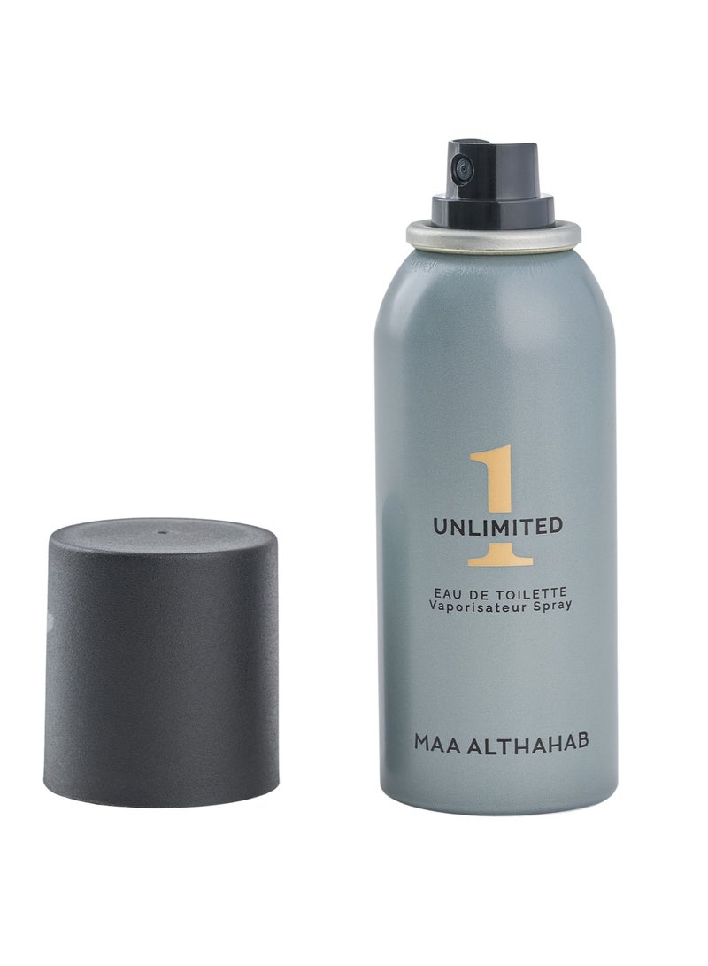Maa Althahab Unlimited 1  Body spray for  Unisex  100 ml - Image 2
