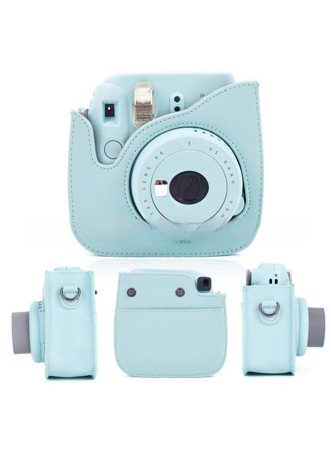Generic POLARIDE Mini9/8 +/8 Retro Camera Bag Album Sticker Filter Photo Frame Accessories Set 12-in -1 Set-Color:Blue  - Image 5