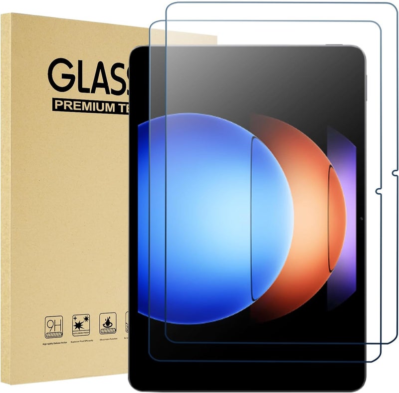 برو كيسيز عبوة من قطعتين من واقي الشاشة لجهاز Xiaomi Pad 6S Pro مقاس 12.4 بوصة، مع طبقة حماية من الزجاج المقوى لجهاز Xiaomi Pad 6S Pro مقاس 12.4 بوصة - Image 1