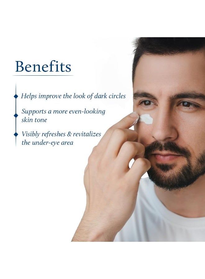 Blue Nectar Under Eye Cream for Dark Circles for Men | Natural Niacinamide Cream from Papaya & Potato | Effective for Wrinkles, Fine Lines & Puffiness (19 Herbs,15gm) - Image 4