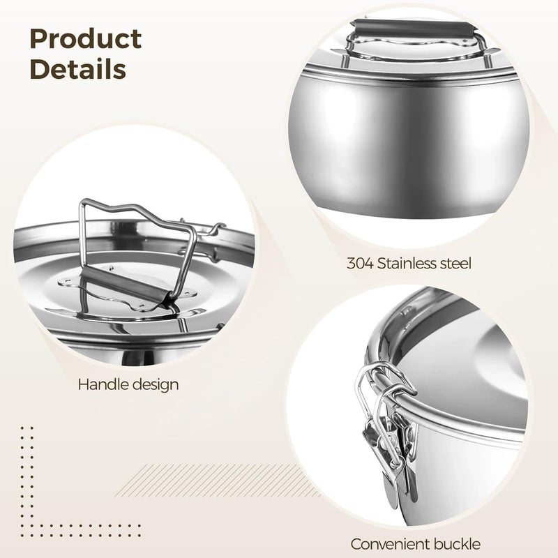 Stainless Steel Mold For, Mexican Style Flan Maker, Flan Pan For Steaming - Image 3