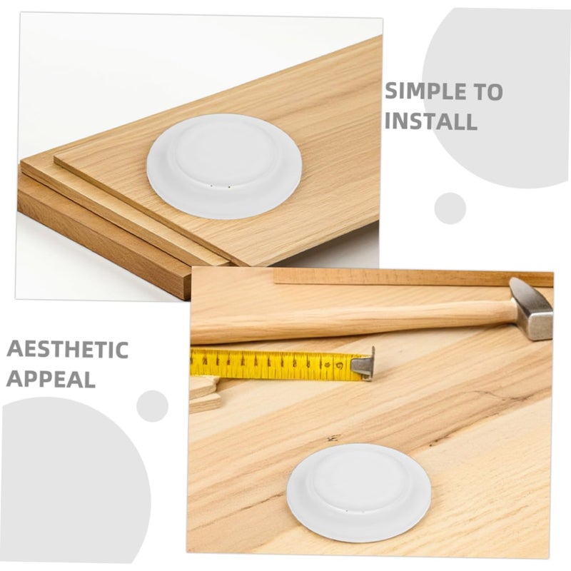 White Air Conditioner Wall Hole Cover Decorative Accessory for Home Decor - Image 4