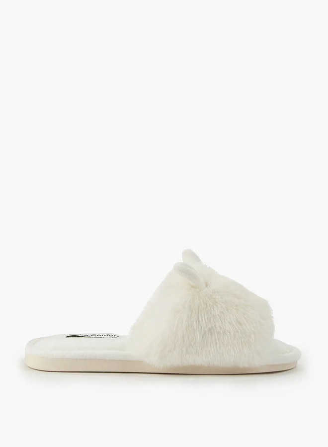 لو كونفورت Women Ear Applique Bedroom Slippers