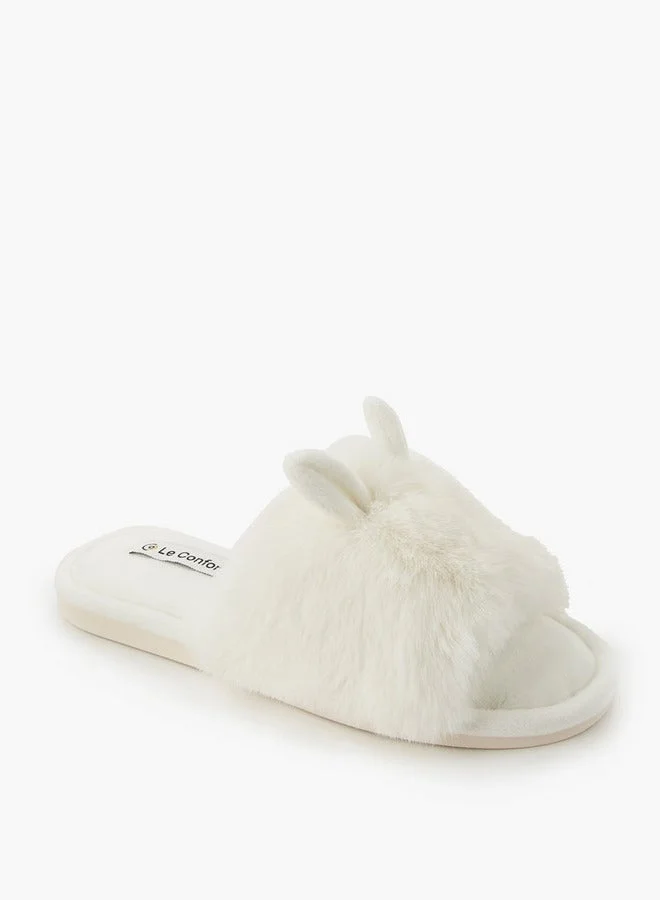 لو كونفورت Women Ear Applique Bedroom Slippers