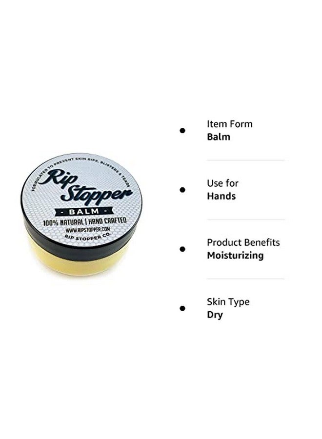 Rip Stopper Balm For Gymnastics 2Oz Athlete Hand Care Helps Repair Skin Rips Tears And Prevent Blisters 100% Natural Promote Healing Damaged Dry Or Cracked Hand & Finger Skin - Image 4
