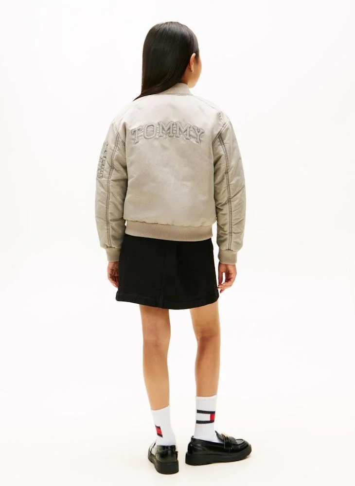 TOMMY HILFIGER Youth Washed Bomber Jacket