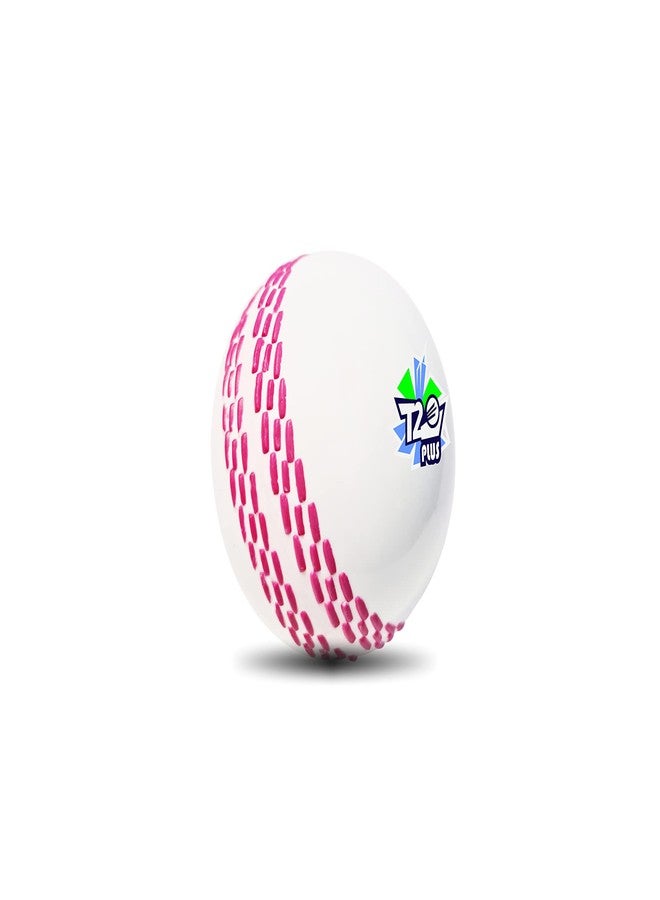jaspo Synthetic Rubber T-20 Plus Practice Cricket Ball/Wind Balls (125-130 Gms) For - Indoor & Outdoor Street & Beach Cricket (White) - Image 2