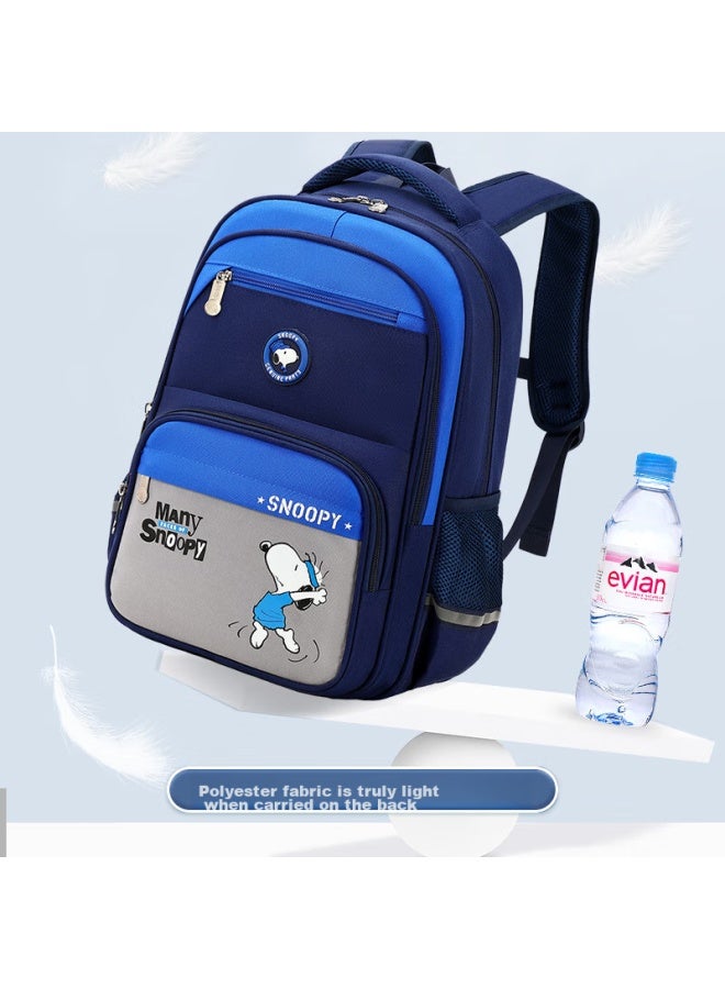 Snoopy Children's Backpack For Boys 1st-3rd-6th Grade Primary School Students Junior High School Casual Double Shoulder Backpack Girls Blue - Image 5