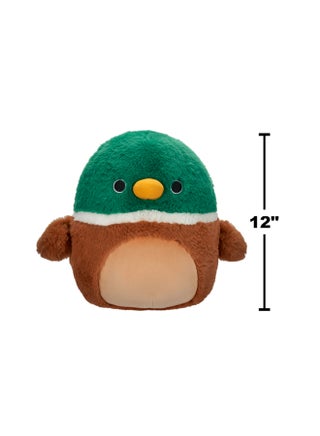 12 inch Fuzzamallows Medium Plush Avery Mallard Duck Officially Licensed Kellytoy Plush Toy Colorful Soft Gift for Kids Girls & Boys Washable Squishy Stuff Toy Multicolor All Age - view 5