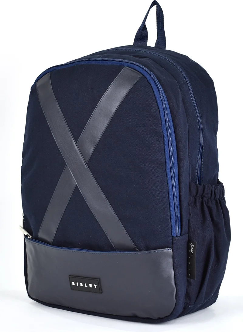 SISLEY School Backpack Unisex Multi Compartment Casual Travel Backpack