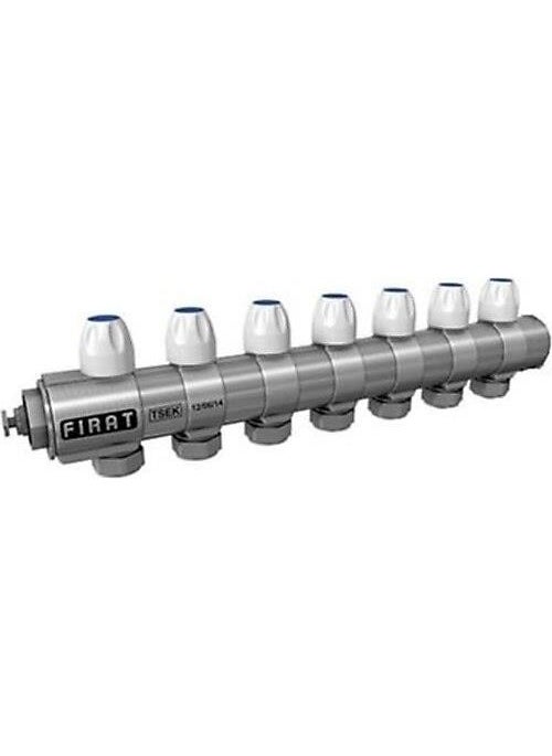 FIRAT PLASTİK FIRAT PLASTIC Fırat Collector Self-Valved 1'' (Blue) 5 Way Output 