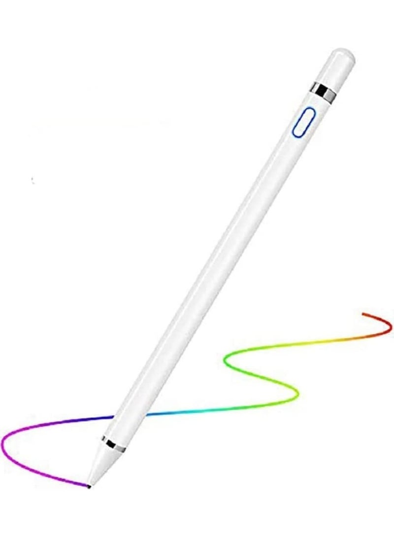 Active Stylus Pen Touch Screen Pencil Fine tip stylus for iPad Apple iPhone Tablets, on iOS and Android Capacitive Touchscreen, Stylus Pen for professionals, Rechargeable Drawing Pencil - Image 1