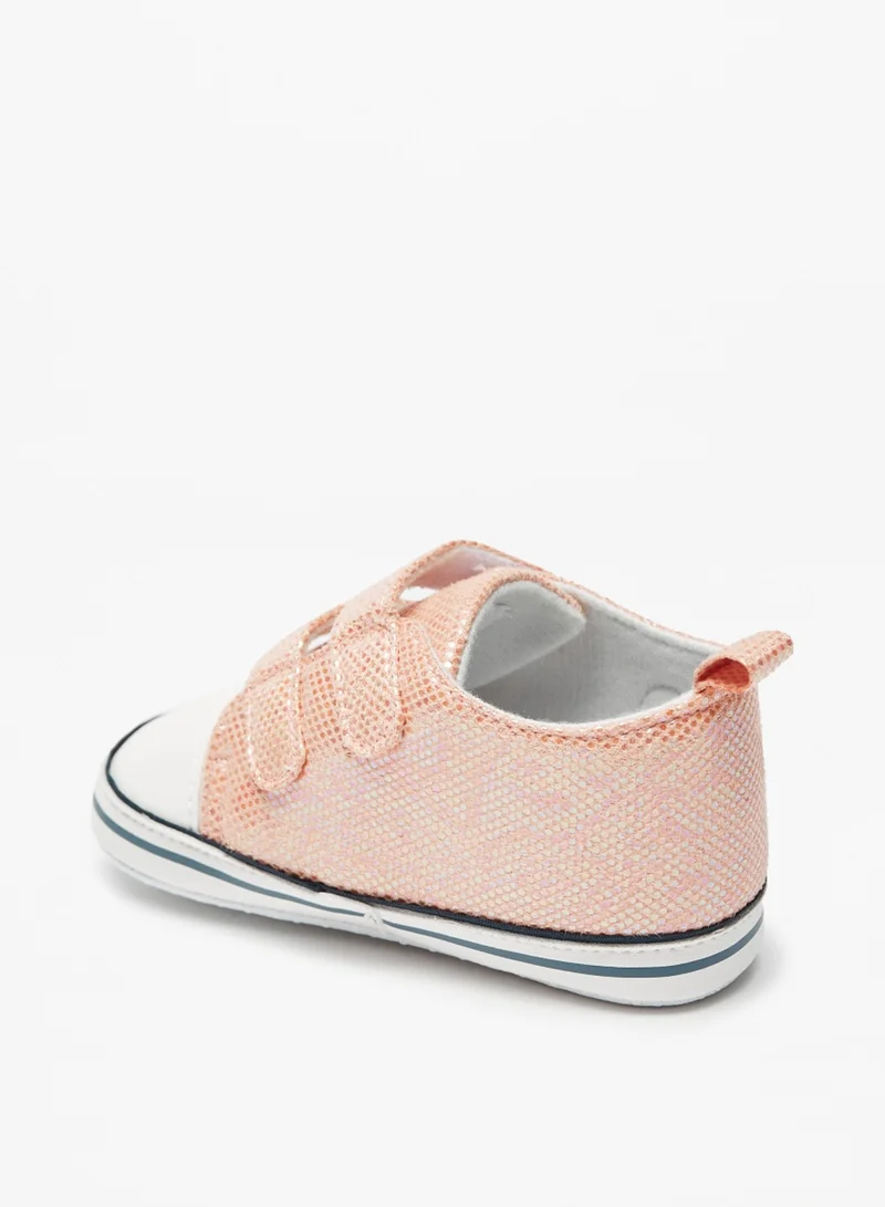 فلورا بيلا من شو إكسبرس Girls Textured Booties With Hook And Loop Closure By Shoexpress