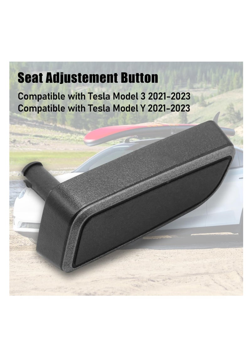 Seat Adjuster Button For Tesla Model 3/Y 2021 2022 2023, Right Side Seat Back Forward Button Cover for Model 3 Model Y, Seat Adjustment Button 1098843-01-E, Power Seat Switch Button