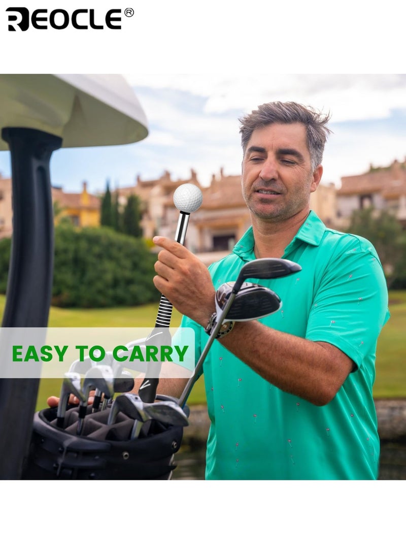 REOCLE Golf Swing Trainer Stretchable Golf Training Aid Device for Tempo Rhythm Balance and Strength Practice with Lightweight Durable Swing Rod and Ergonomic Grip for Men and Women - Image 5