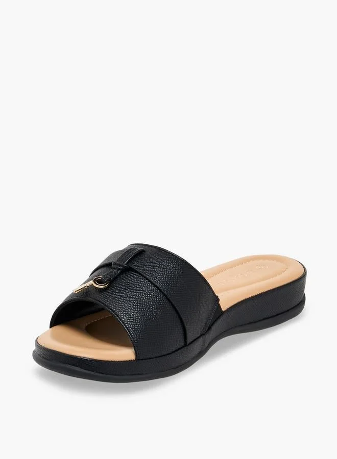 Le Confort BLACK Women Slip-On Comfort Sandals for Women | Best Price UAE