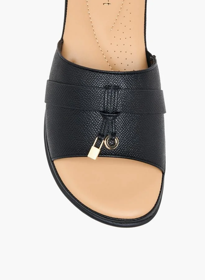 Le Confort BLACK Women Slip-On Comfort Sandals for Women | Best Price UAE