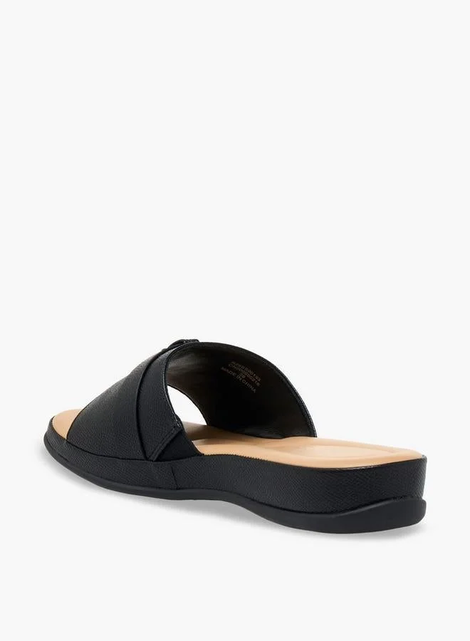 Le Confort BLACK Women Slip-On Comfort Sandals for Women | Best Price UAE