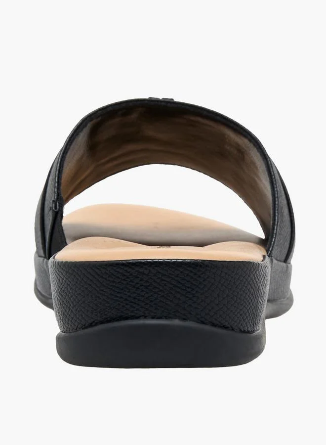 Le Confort BLACK Women Slip-On Comfort Sandals for Women | Best Price UAE