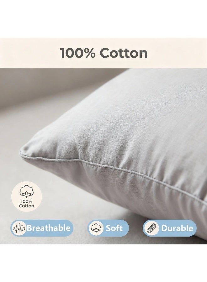 Y&D Pregnancy Pillow Full Body Pillow Maternity Pillow for Pregnant Women Comfort C Shaped Pillow with Removable Washable Velvet Cover Organic Cotton Support for Back Hips Legs Belly - Image 3