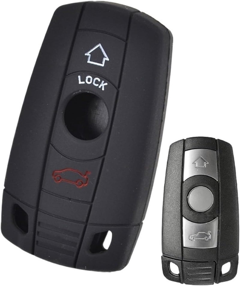 QASULER Silicone Key Case Cover for BMW - Image 1