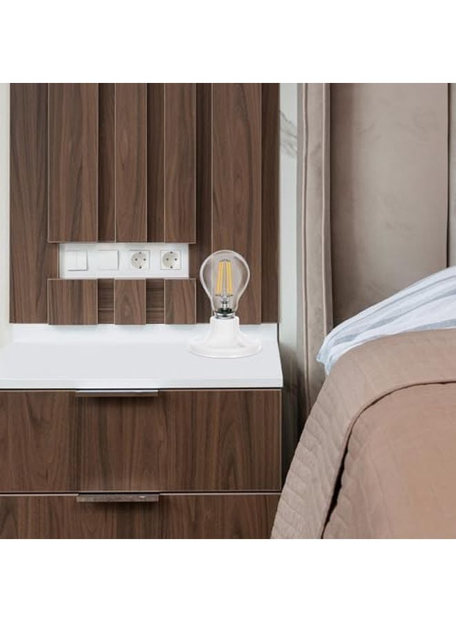 24Pcs Thickened Ceramic Screw Light Socket Lamp Holders Easy Install ACV Lighting Accessories - Image 5