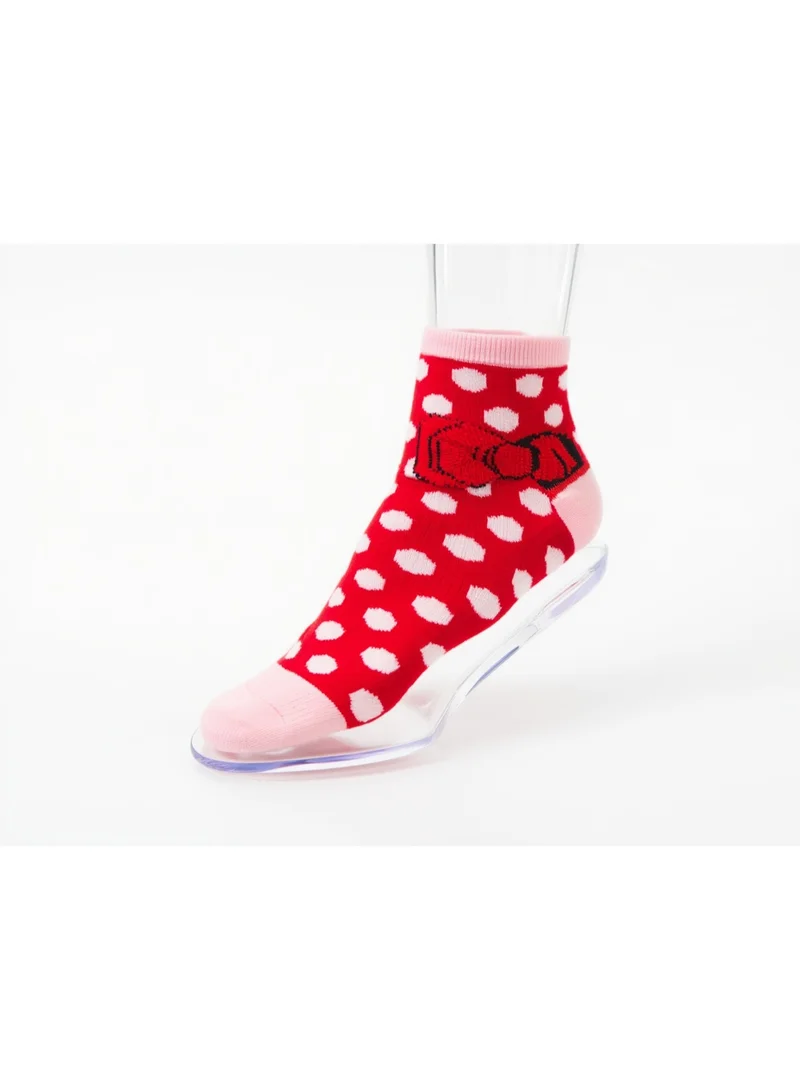 Hello Kitty  3 PAIRS | HELLO KITTY ANKLET SOCKS 78% COTTON| 18% POLYESTER | 4% ELASTANE for Women | Best Price UAE