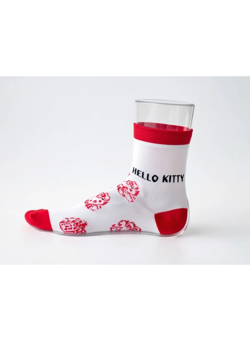 Hello Kitty  3 PAIRS | HELLO KITTY ANKLET SOCKS 78% COTTON| 18% POLYESTER | 4% ELASTANE for Women | Best Price UAE