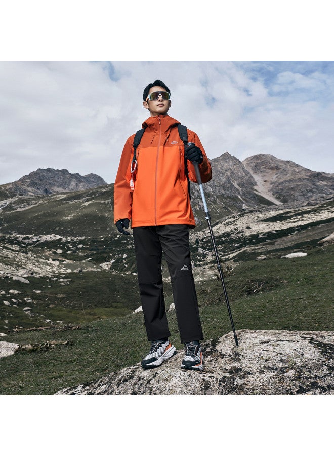 ERKE In-1 Protection/comfort Fleece】3-in-1 Protective Softshell Sports Pants, Versatile Casual Outdoor Trousers For Men, Hiking Pants - Image 5
