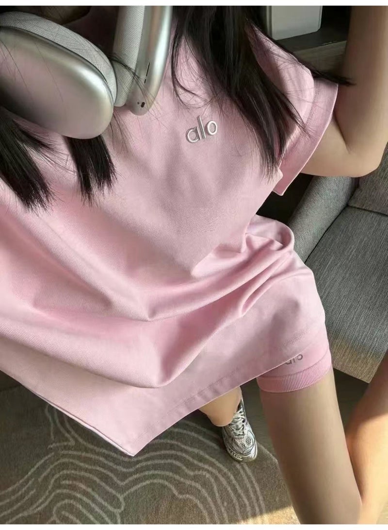 ألو يوغا تي شيرت صيفي بأكمام قصيرة للجنسين من Alo - Image 2
