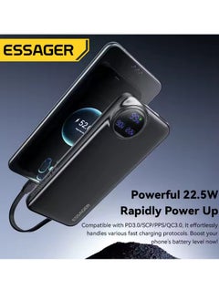 ESSAGER ESSAGER ES-D016 Series USB A/C/Lighting Output Portable Power Pack Power Bank 20000mah  - Image 3