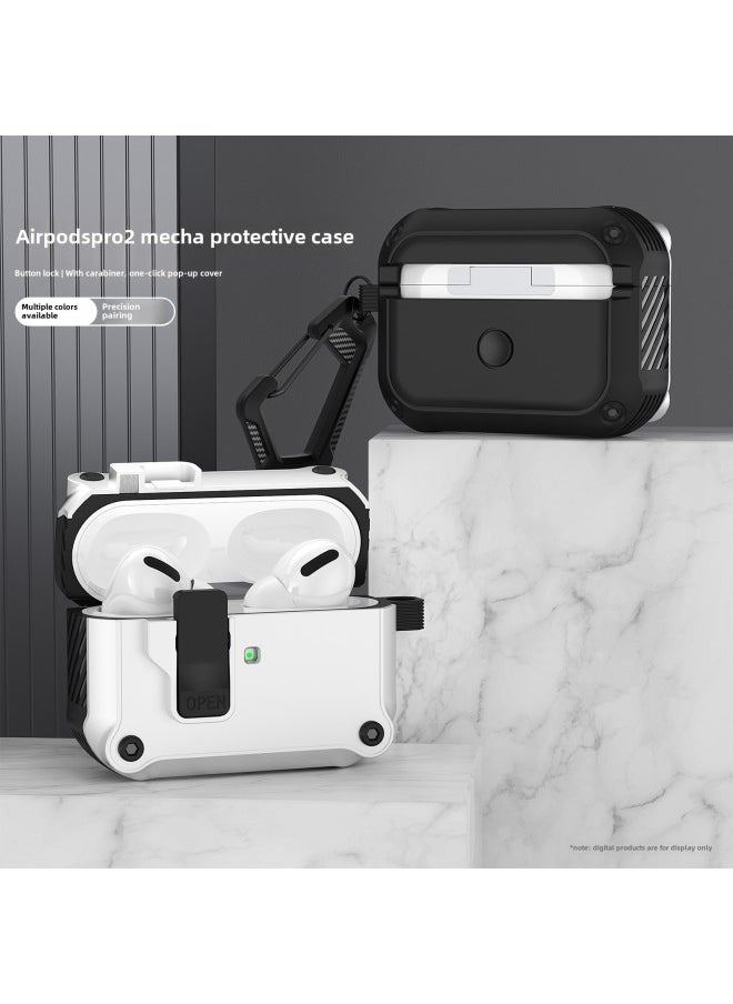 Generic Airpodspro2 Headphone Case For Apple Airpods4 Protective Case Bluetooth Airpods4 Case-Color:Black-Applicable Model:Airpods 4th Generation  - Image 3