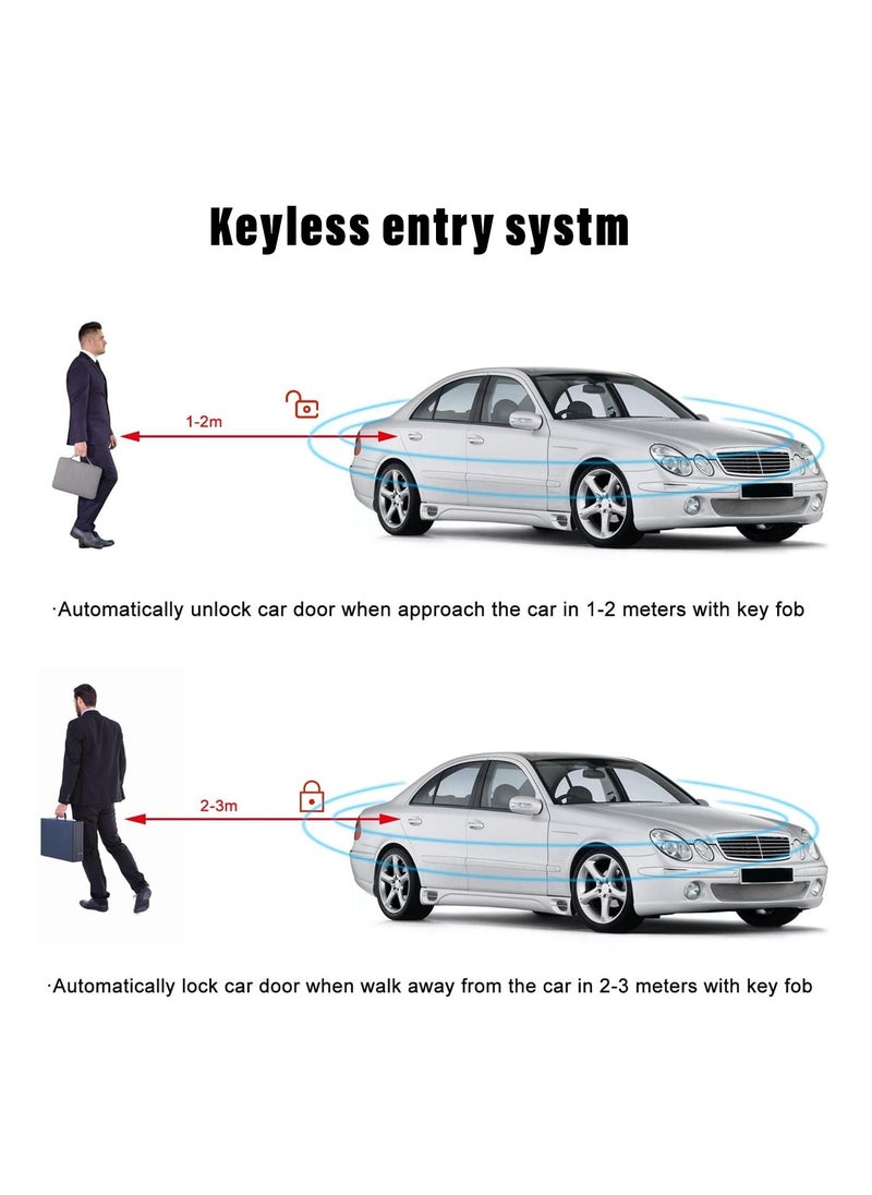 3XR 3XR Universal Remote Keyless Entry System with Central Door Locking, Trunk Release, and Remote Car Locator  - Image 4