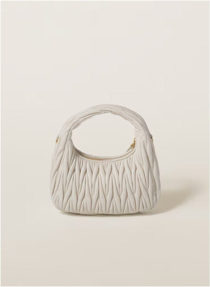 Miu Miu MIU MIU Wander quilted nappa leather hobo Crossbody Shoulder Bag - Image 4