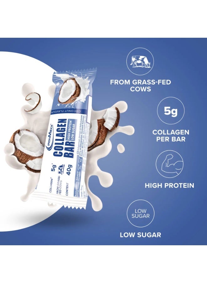 IronMaxx, Collagen Bar, Coconut , 40g Pack of 12 - Image 4