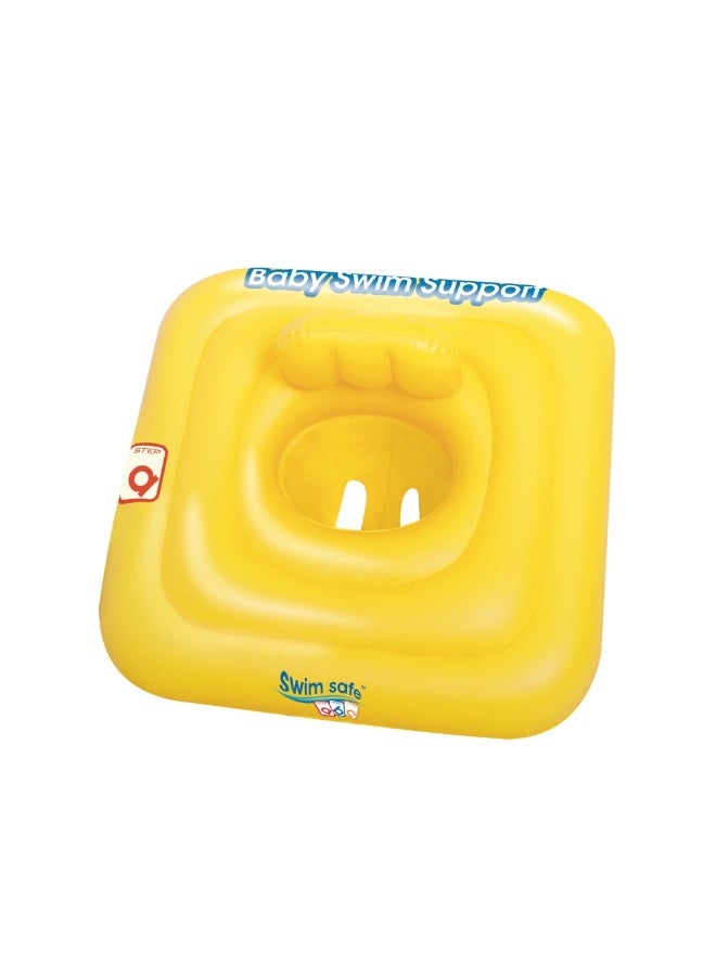 Bestway Swim Safe Baby Support Step A Swim Float (76 x 76 cm) - Image 1
