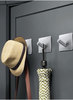 CityRiya-Long Adhesive Hook Self Adhesive Wall Hooks Heavy Duty Waterproof Adhesive Hooks for Hanging Towel Holder Coat Hooks Wall Mounted for Bathroom Kitchen  - Image 4