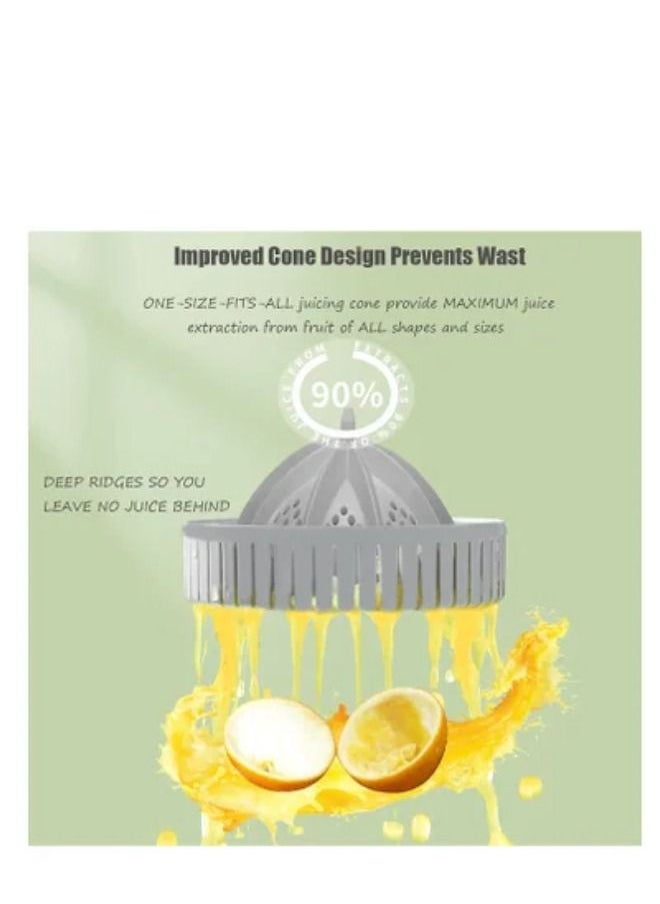 Usb Charging Cordless Multifunctional Protable Electric Citrus Juicer for Oranges Apples Pomegranates Pears