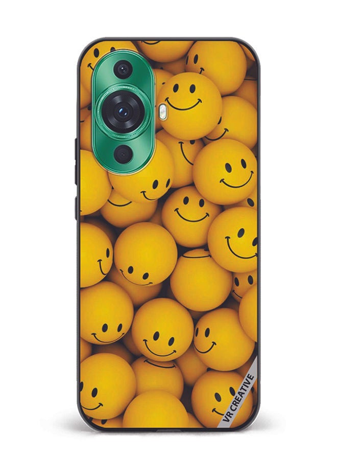 VR CREATIVE Protective Case Cover For Huawei nova 11 Smiley Design Multicolour - Image 1