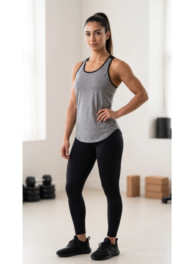 Thugfit Women’s Mesh-Back Tie-Hem Performance Tank